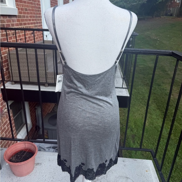 NWT Natori Gray Slip Dress Size Small - Picture 4 of 12